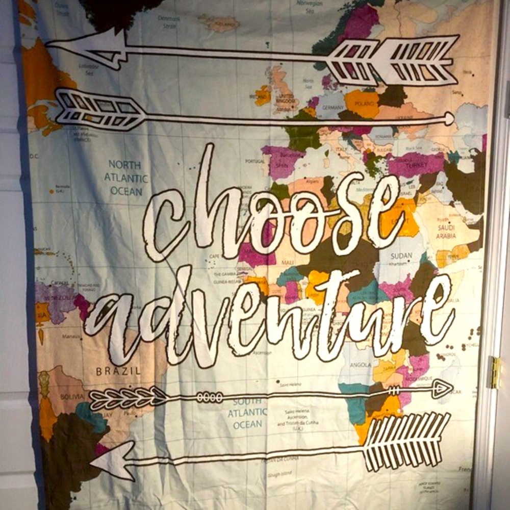 Choose Adventure Wall Tapestry